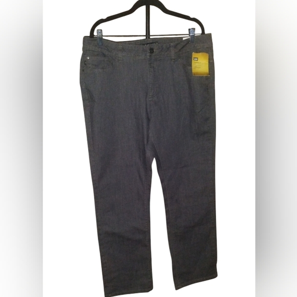 Lee Perfect Fit Gray jeans womens 16 shapetastic stretch NWT - Picture 1 of 5